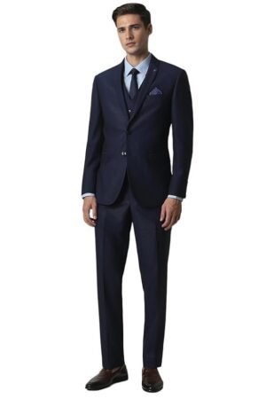 Van Heusen Men's Polyester Blend Three Piece Suit-Dress Set