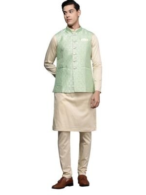 DIWAS BY MANYAVAR Mens Kurta Jacket Set