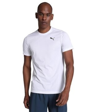 Puma Men's Solid Regular Fit T-Shirt