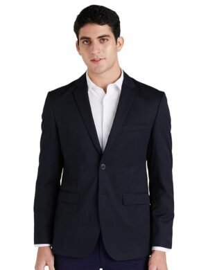 Peter England Neo-Slim Fit Solid Blazer