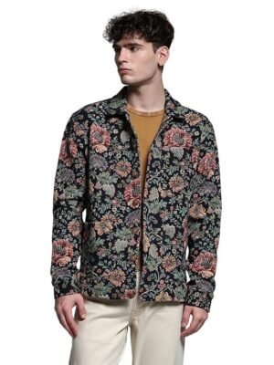 JACK & JONES Men's Floral Oversized Fit Shirt