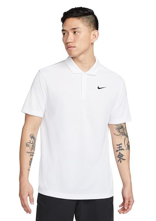 Nike Men Cotton Solid Regular Fit Polo T-Shirt