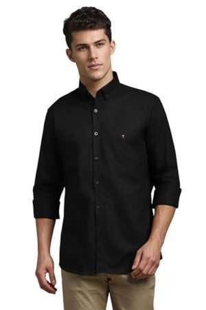 Louis Philippe Men's Cotton Slim Fit Shirt